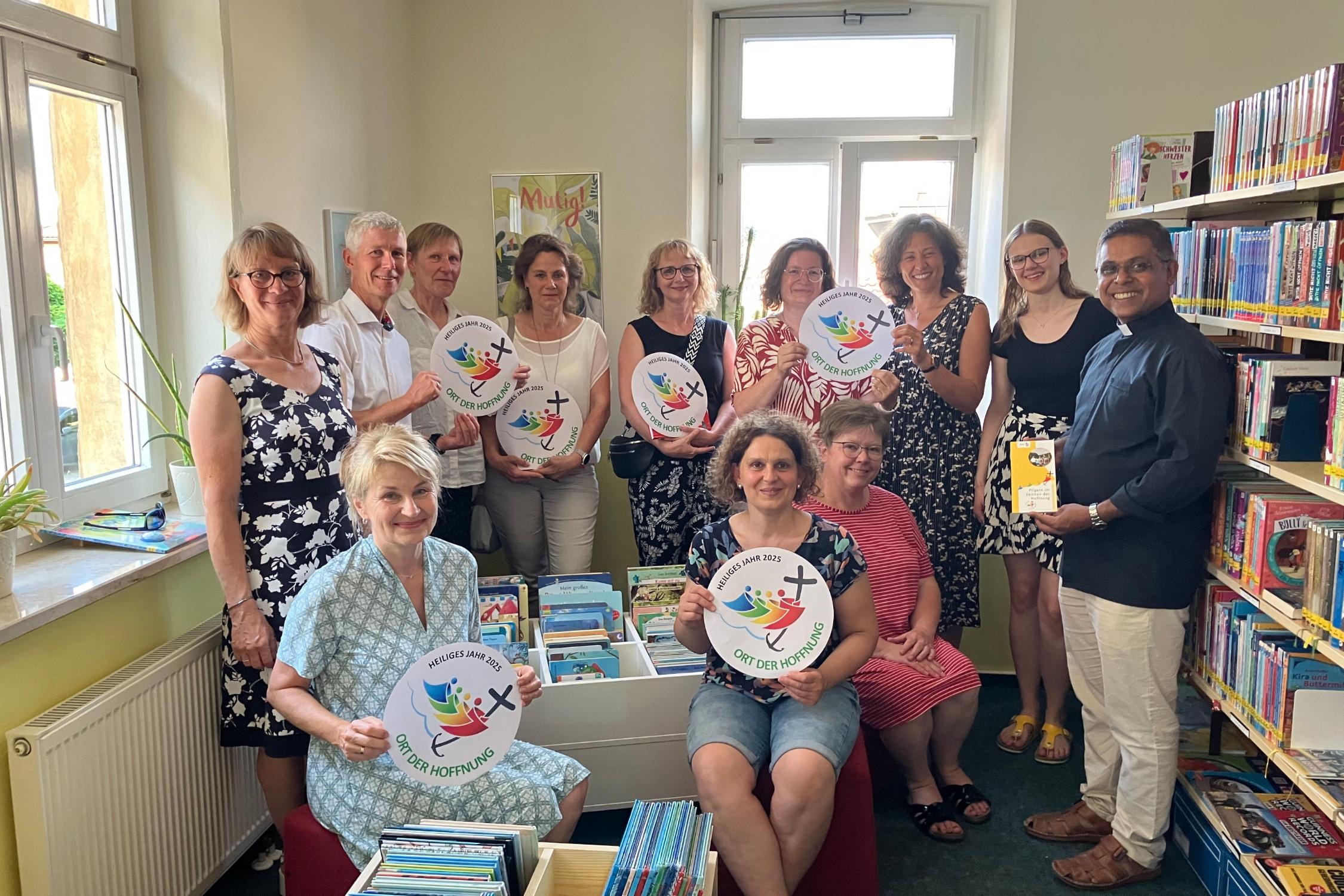 Übergabe Orte der Hoffnung in Ebensfeld